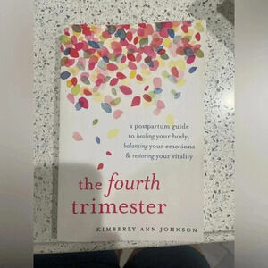 New Mom Gift Bundle- fourth trimester book, mama affirmations and candle. New